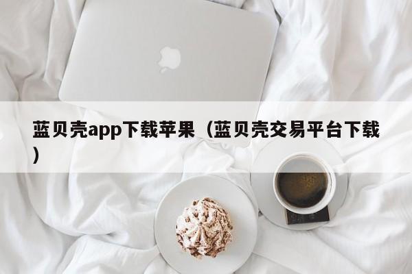 蓝贝壳app下载苹果（蓝贝壳交易平台下载）