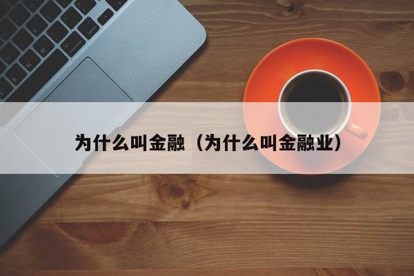 为什么叫金融（为什么叫金融业）